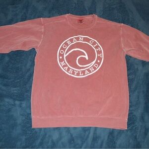 Ocean City Maryland Men's Pink Sweater
